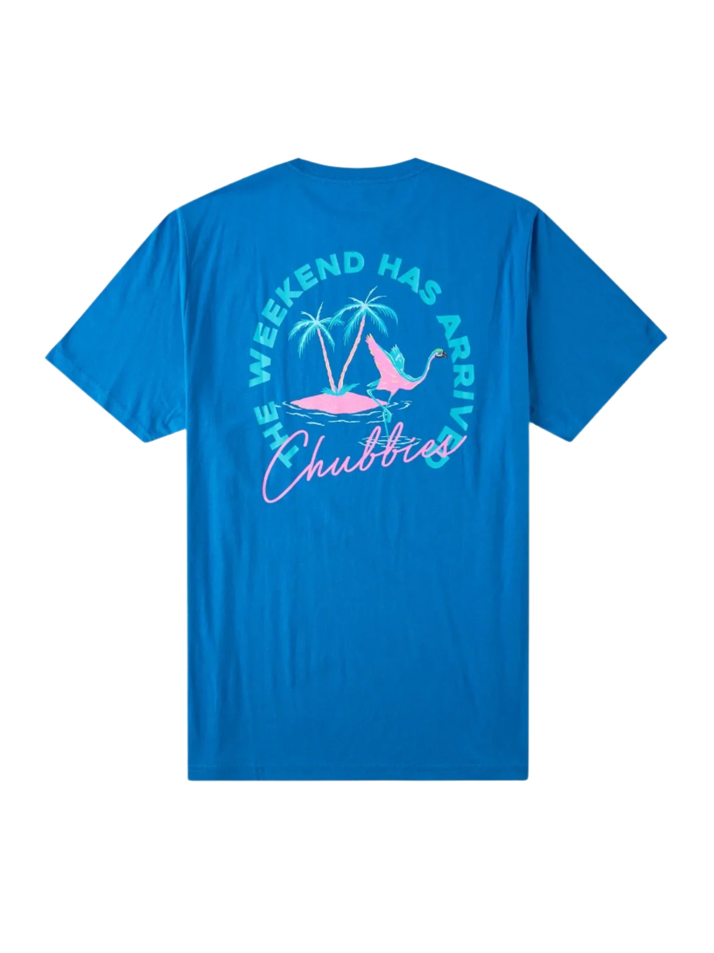 Chubbies Men's The Navy Circle Non Pocket Graphic Tee Bright Blue