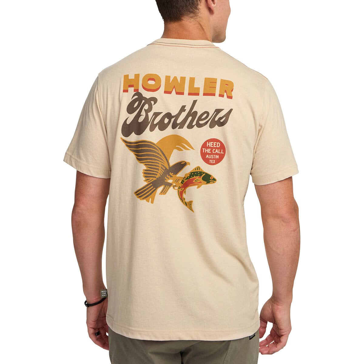 Howler Bros Mens Pocket T shirt Osprey Prey