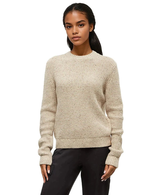 Tentree Women's Highline Nep Crew Sweater Warm Oak - Brekken's