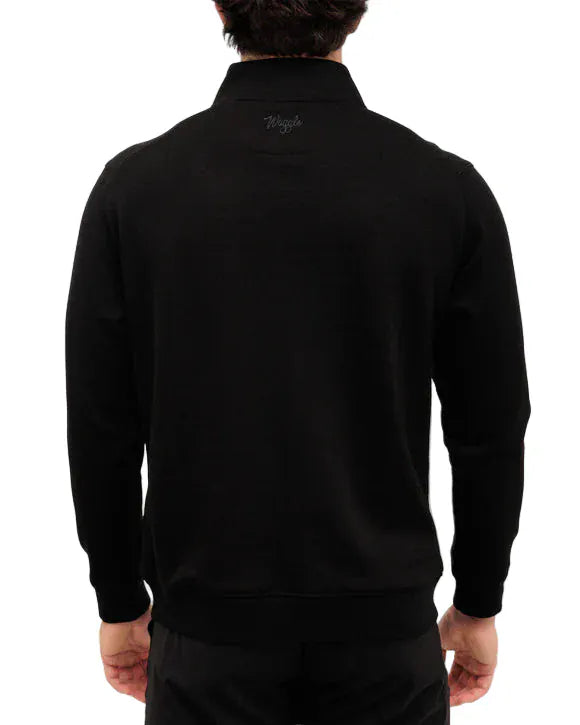 Waggle Men's Sunday Quarter Zip Onyx