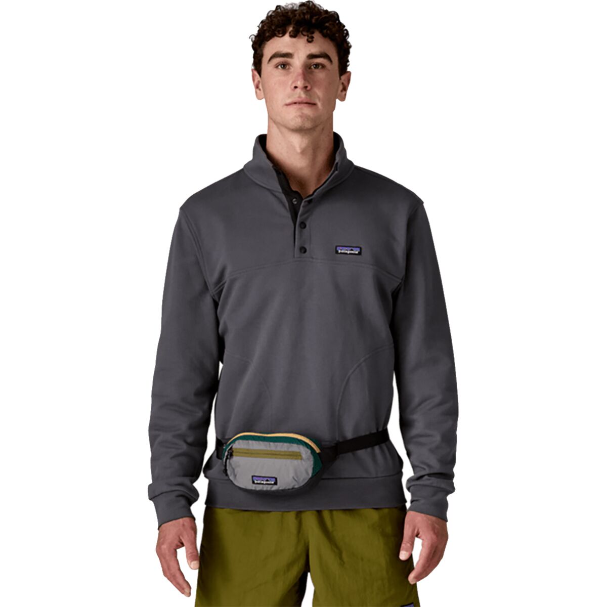 Patagonia Terravia Mini Hip Pack Patchwork: Noble Grey