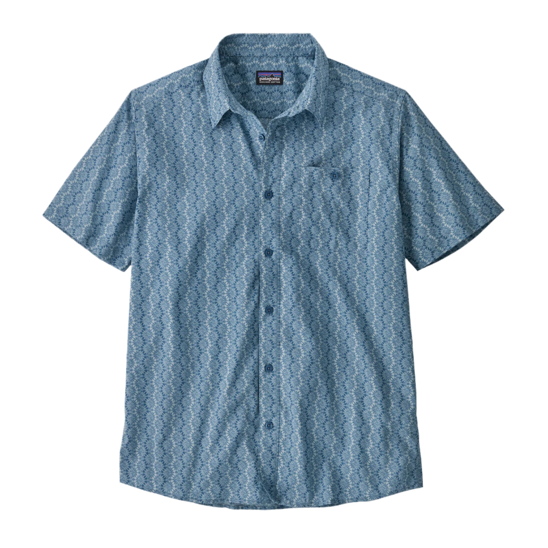 Patagonia Men's Go To Shirt Kaleidoscope: Still Blue - Brekken's
