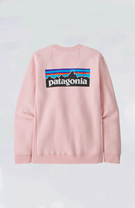 Patagonia P 6 Logo Uprisal Crew Sweatshirt Whisker Pink Brekken s