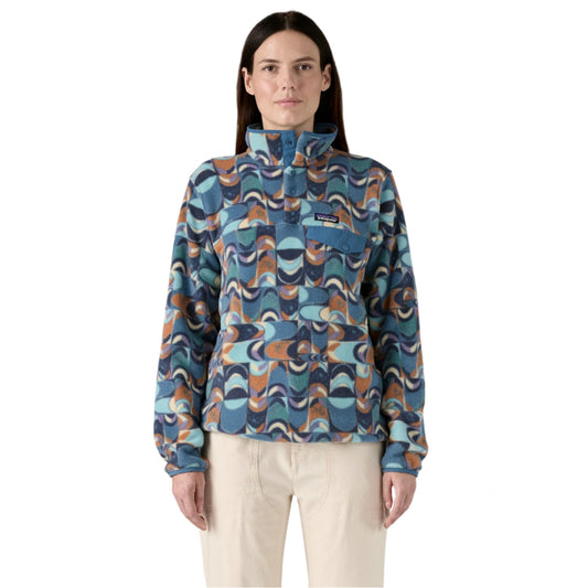 Patagonia Women's LW Synch Snap - T P/O Swallowtail Geo: Still Blue - Brekken's