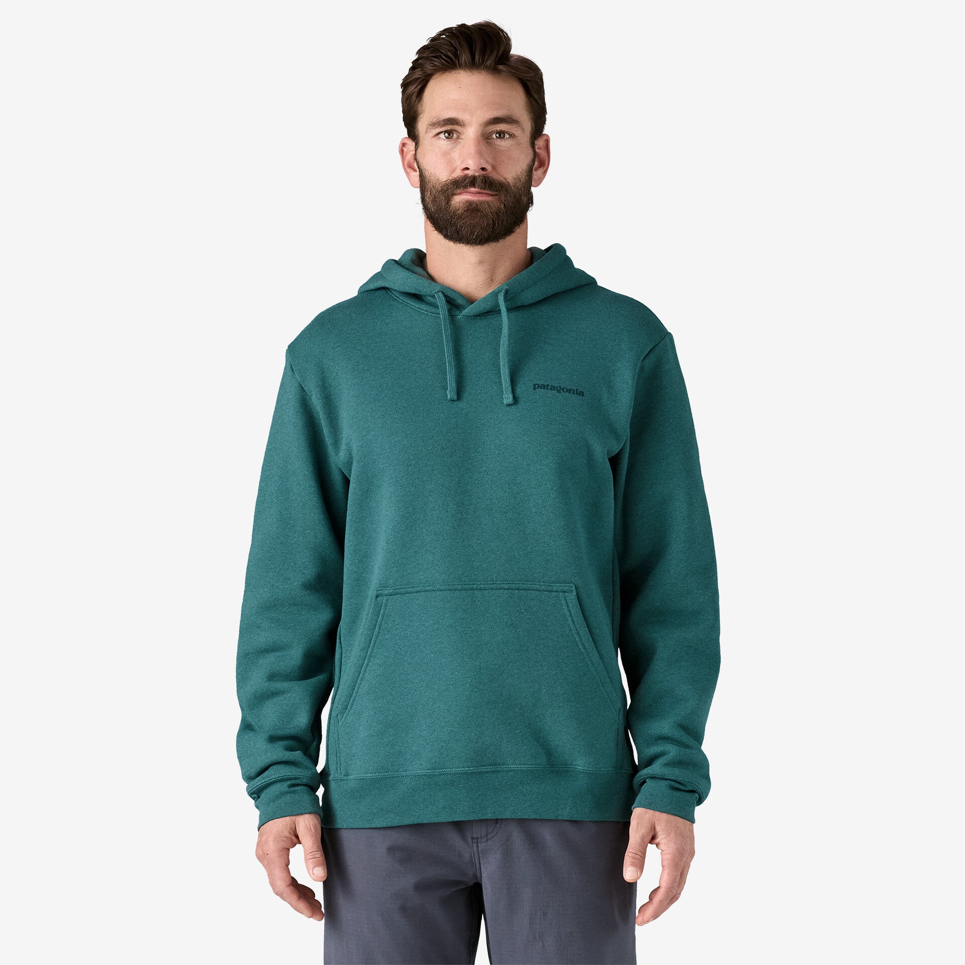 Patagonia Men's Boardshort Logo Uprisal Hoody Wetland Blue - Brekken's