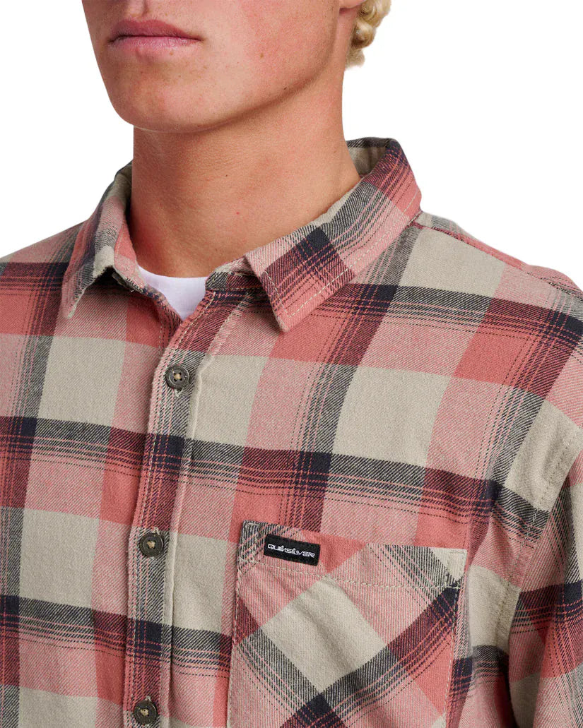 Quiksilver Men's Penmar Check Flannel Seneca Rock
