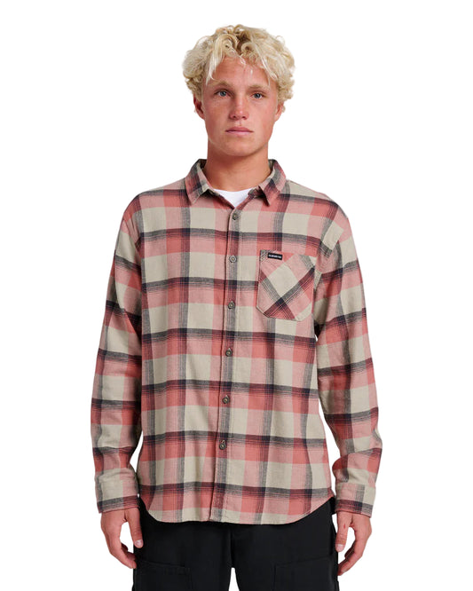 Quiksilver Men's Penmar Check Flannel Seneca Rock