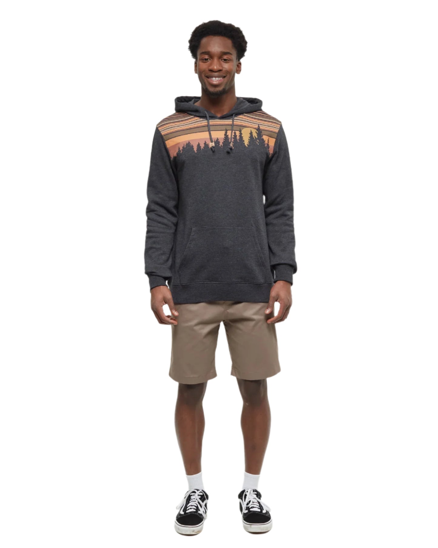 Tentree Men's Retro Juniper Hoodie Meteorite Black Heather