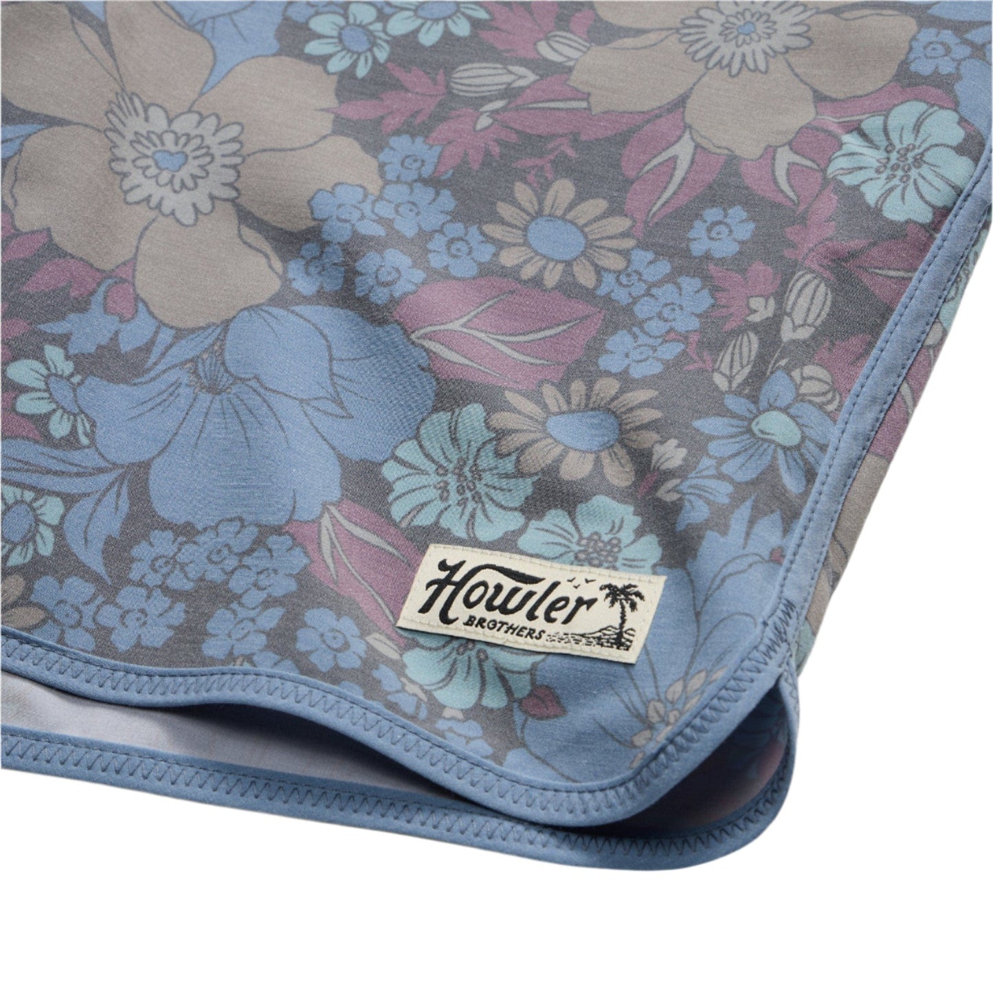 Howler Bros Men's Bruja Boardshort Flower Power: Blues - Brekken's