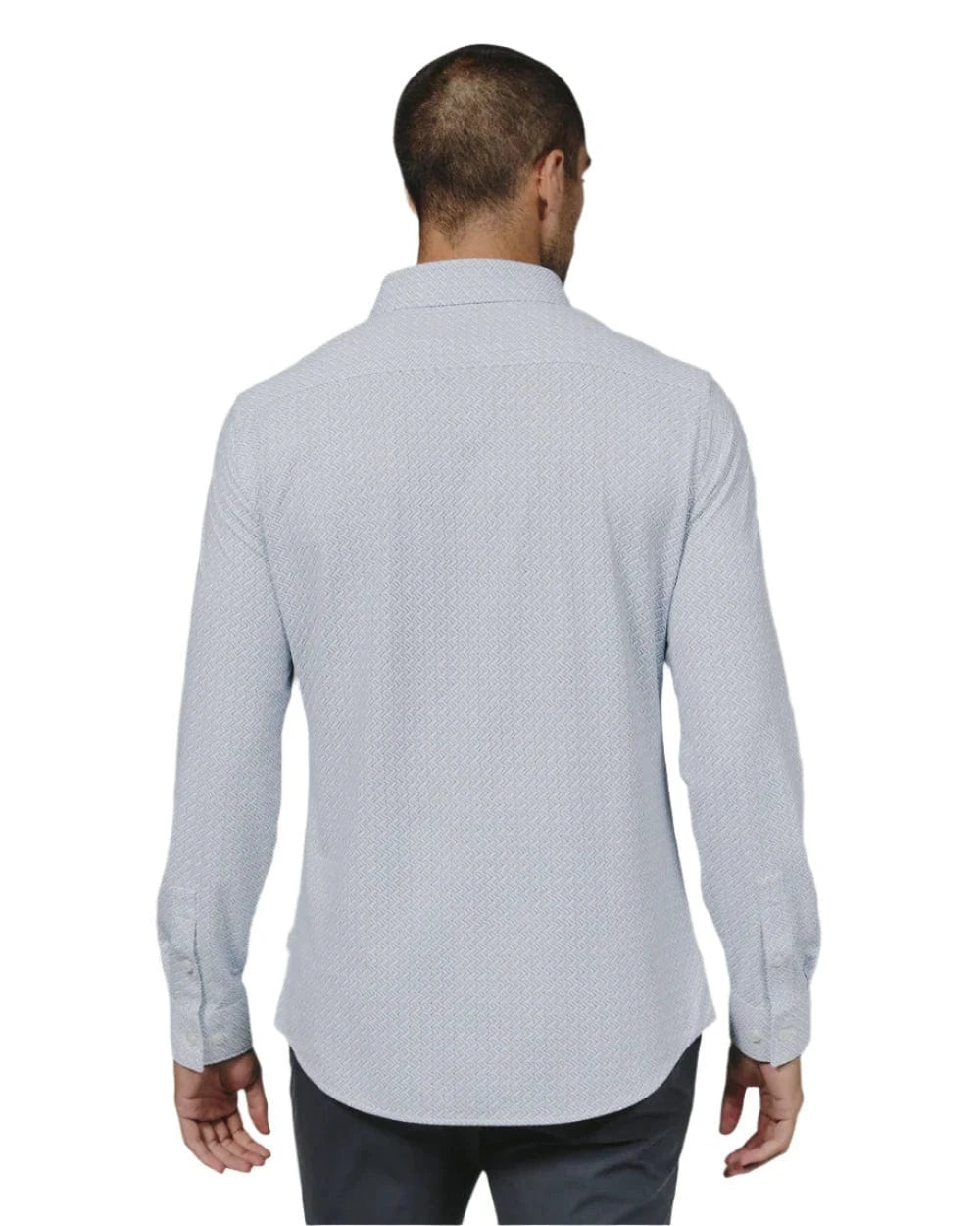 7 Diamonds Mens Pesaro Long Sleeve Shirt Light Blue - Brekken's