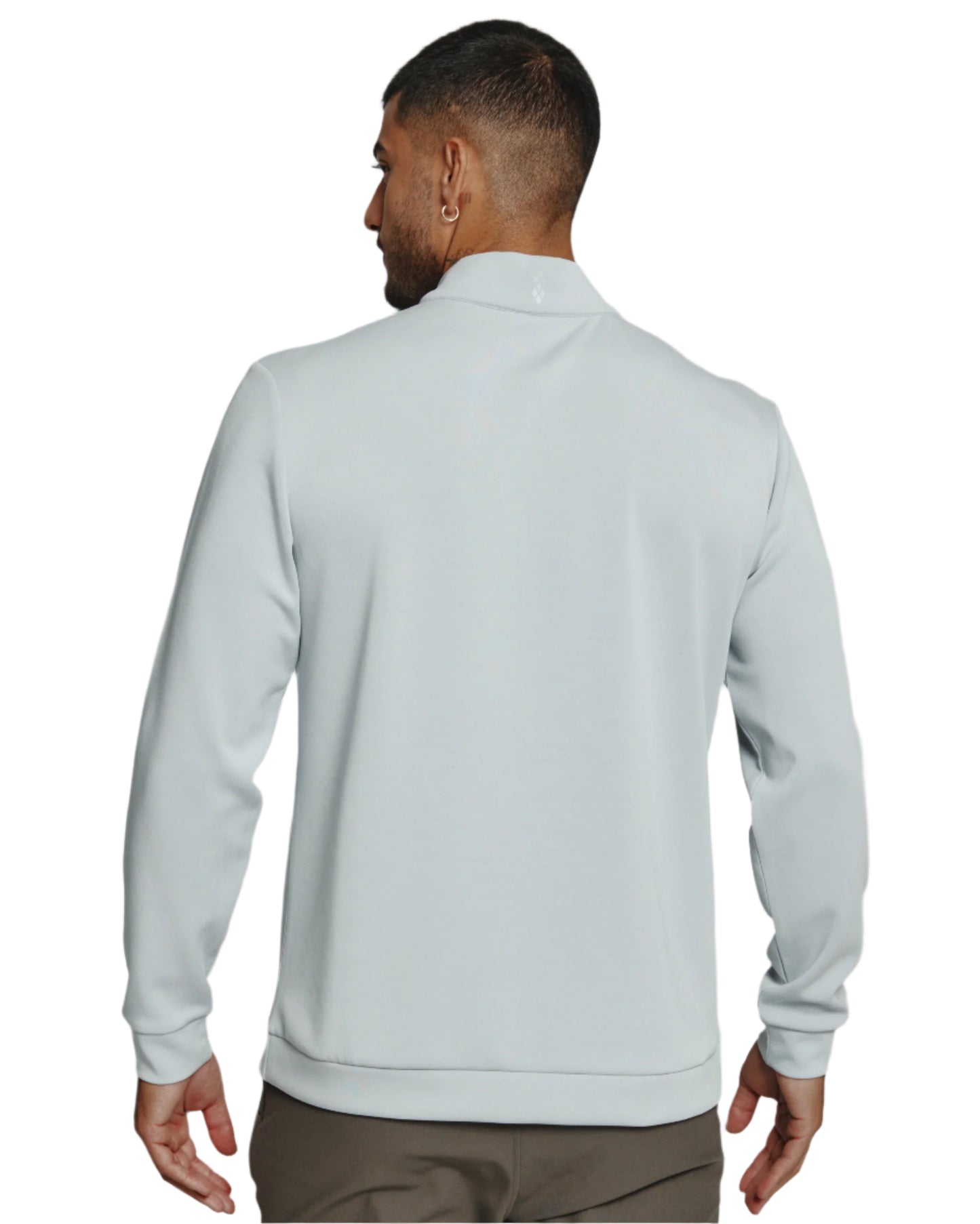 7 Diamonds Men's Rev Quarter Zip Platinum