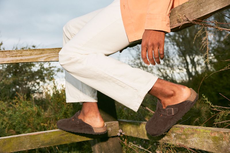 Birkenstock Men's Boston Soft Footbed Mocha - Brekken's