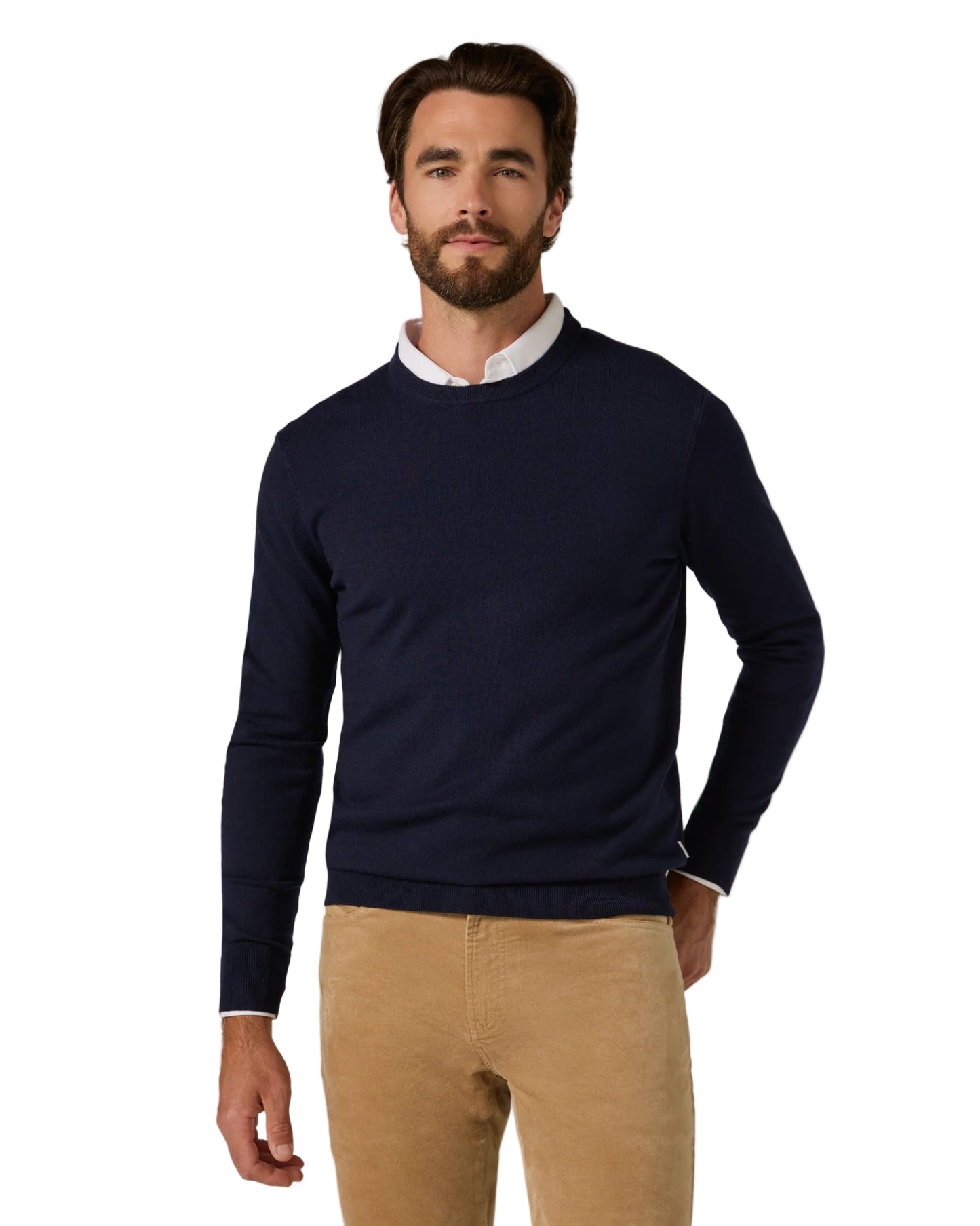 7 Diamonds Men’s Alcott Crewneck Sweater Navy