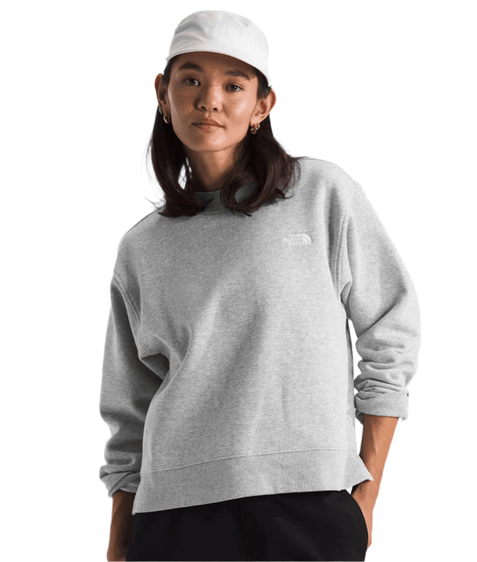 The North Face Women's Evolution Fleece Crew TNF Light Grey Heather - Brekken's