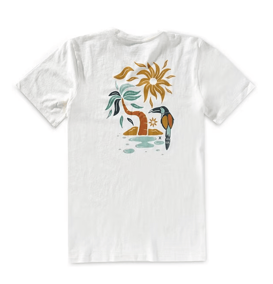 Hurley Men's Youcan Toucan SS Barely Bone - Brekken's