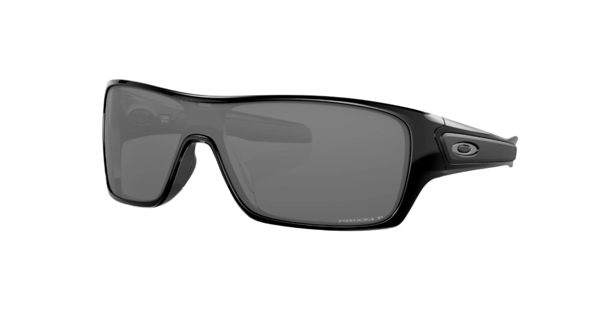 Oakley Turbine Rotor Polished Black Prizm Black Polarized - Brekken's