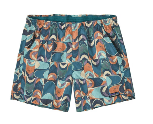 Patagonia Women's Baggies Shorts - 5 in. Swallowtail Geo: Still Blue - Brekken's
