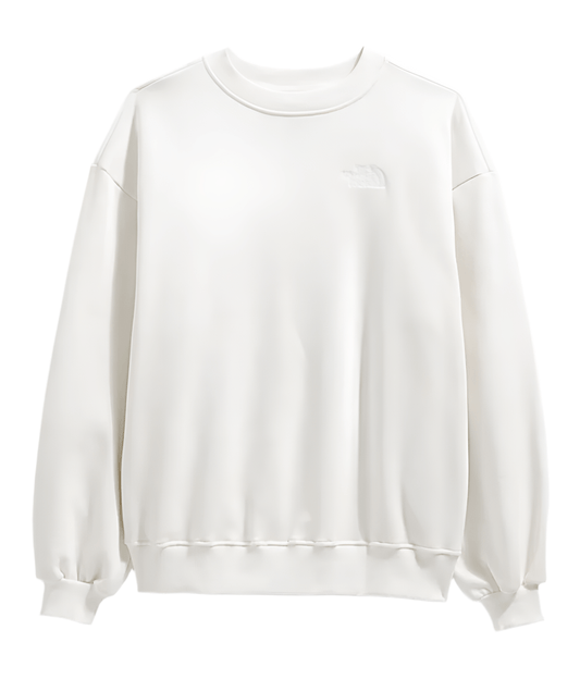 The North Face Women's Evolution Oversized Crew White Dune - Brekken's