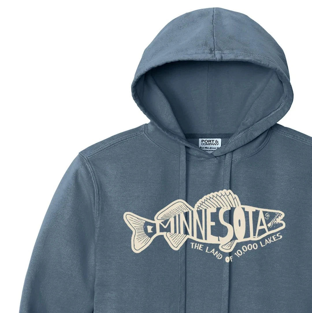 218 Clothing Unisex Rainy Lake Premium Hoodie Blue - Brekken's