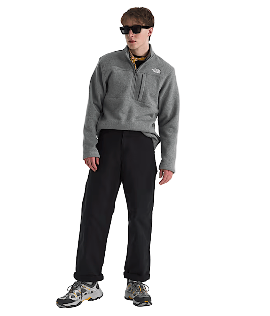 The North Face Men's Gordon Lyons ¼ Zip TNF Medium Grey Heather