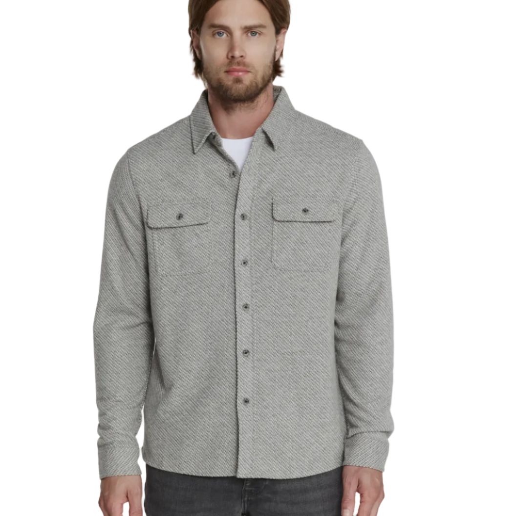 7 Diamonds Men's Generation Long Sleeve Shirt Grey