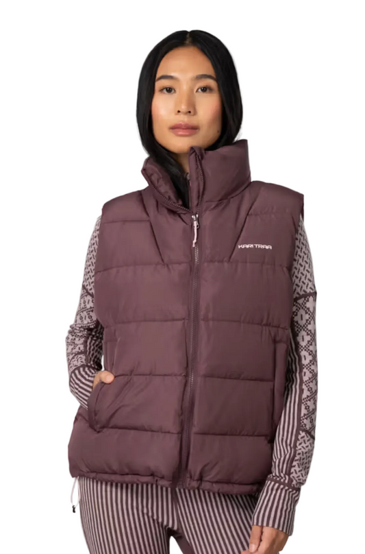 Kari Traa Women's Linn Vest Cocoa Powder