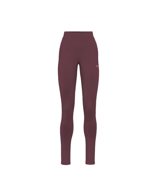 Kari Traa Women's Lilja High Waist Pants Cocoa Powder