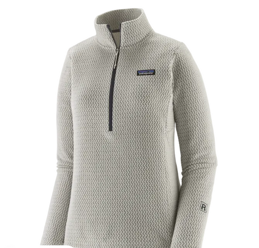 Patagonia Women's R1 Air Zip Neck Birch White