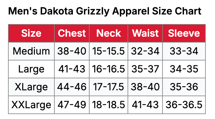 Dakota Grizzly Men's Wade Thunderhead