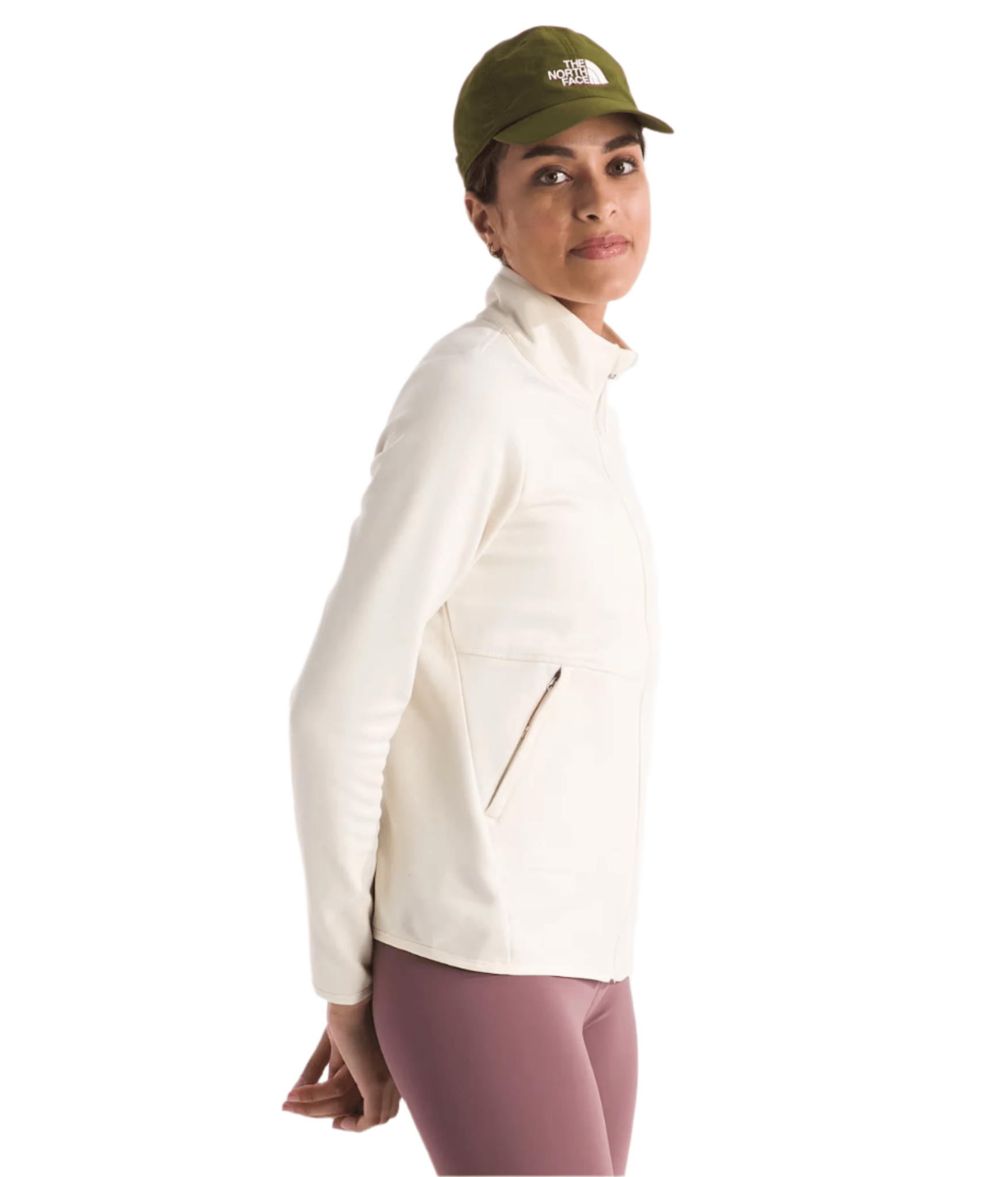 The North Face Women's Canyonlands Full Zip White Dune Heather - Brekken's