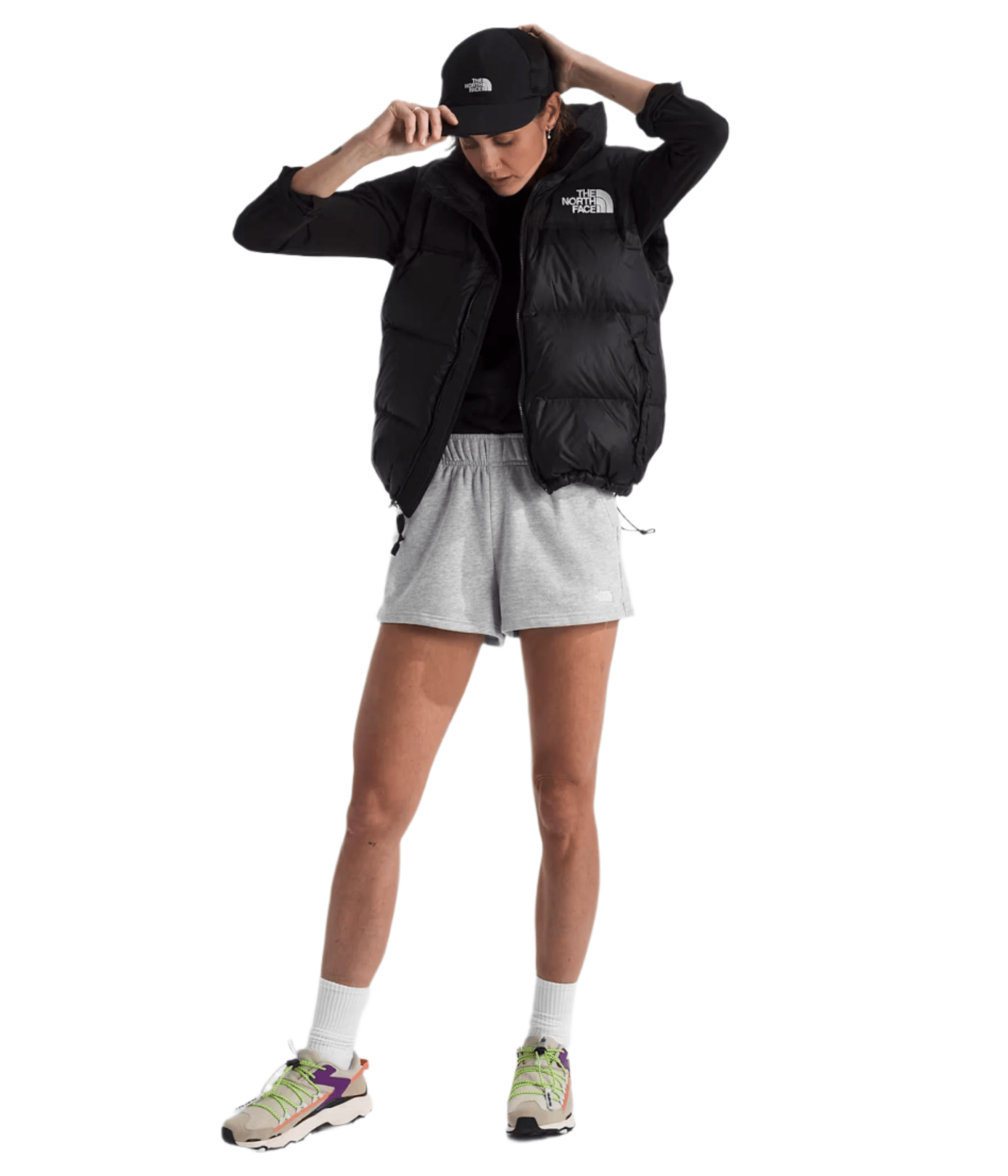 The North Face Women's Core Short TNF Light Grey Heather/TNF White - Brekken's