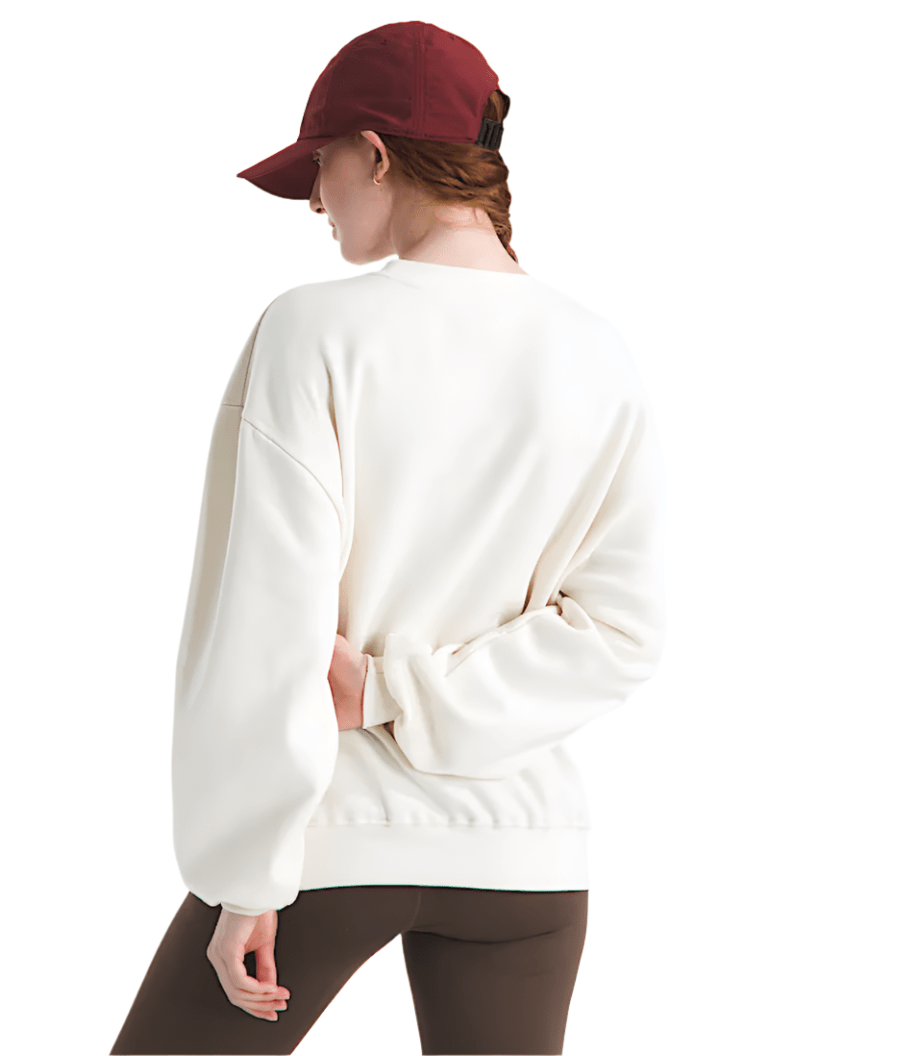 The North Face Women's Evolution Oversized Crew White Dune - Brekken's