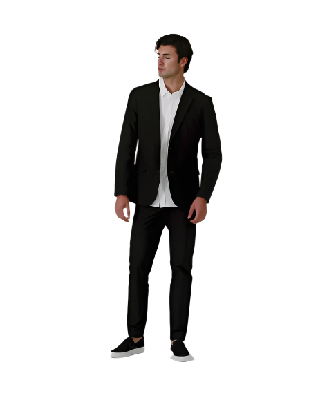 7 Diamonds Men's Infinity Blazer Black