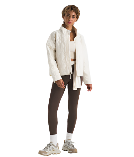 The North Face Women's Diamond Peak Insulated Jacket White Dune