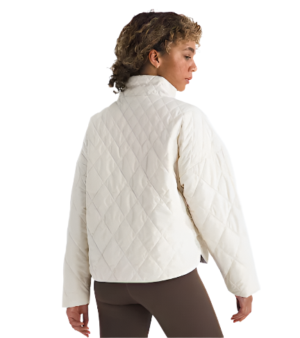 The North Face Women's Diamond Peak Insulated Jacket White Dune