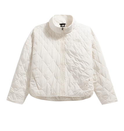 The North Face Women's Diamond Peak Insulated Jacket White Dune - Brekken's