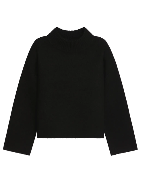 7 Diamonds Women's Apparel > Tops 7 Diamonds Women's Wren Knitted Sweater Black