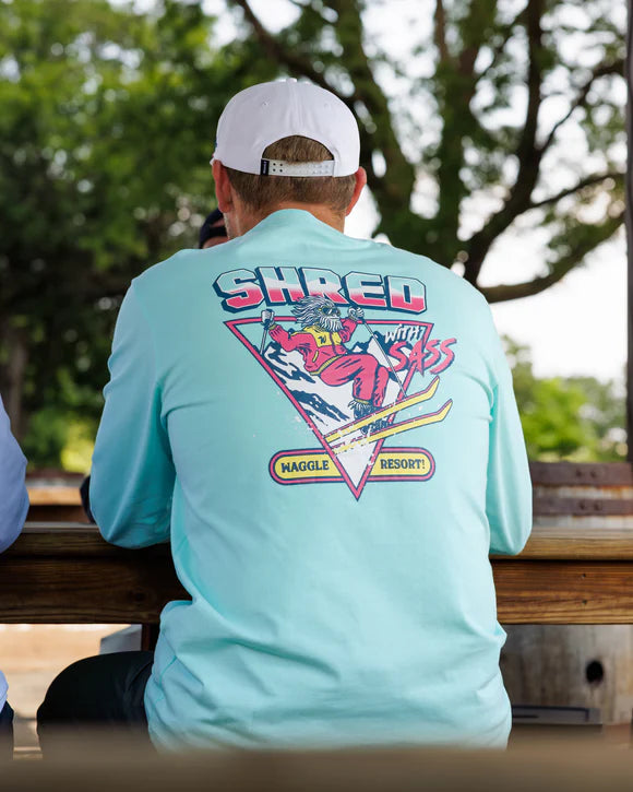 Waggle Unisex Shred With Sass LS Shirt