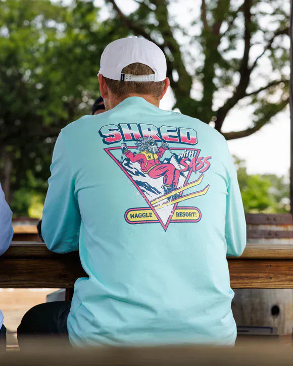 Waggle Unisex Shred With Sass LS Shirt