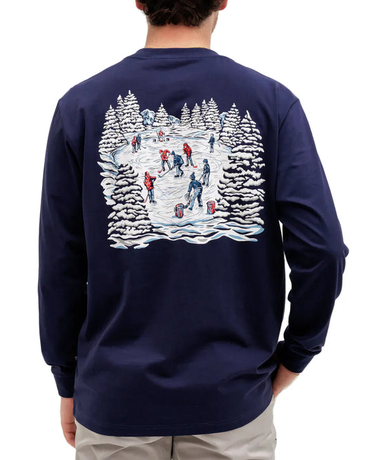 Waggle Unisex Sticks In The Middle Long Sleeve Tee