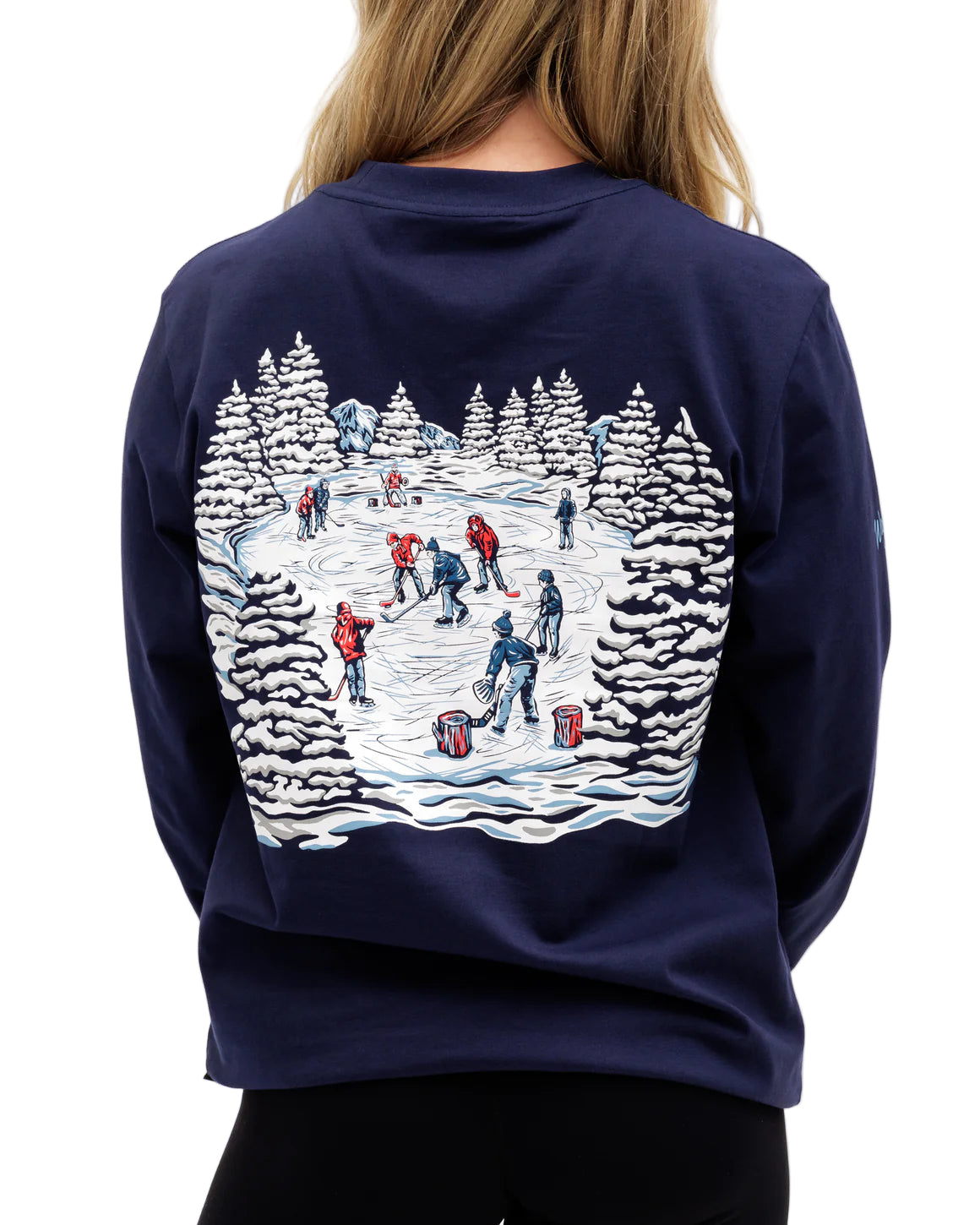 Waggle Unisex Sticks In The Middle Long Sleeve Tee