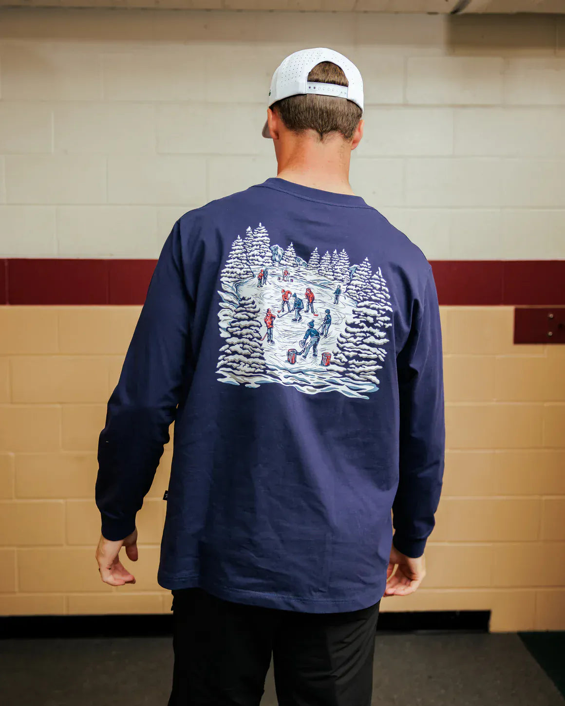 Waggle Unisex Sticks In The Middle Long Sleeve Tee