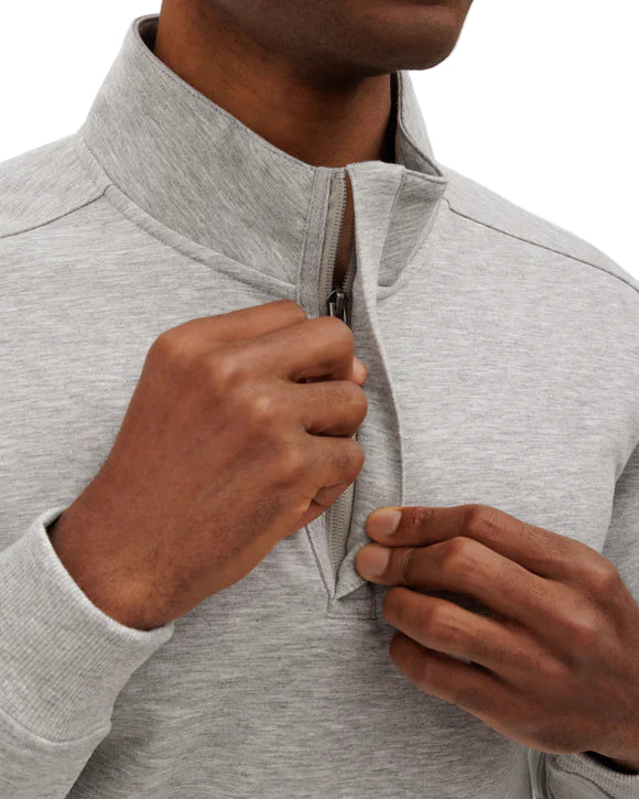 Waggle Men's Sunday Quarter Zip Stone