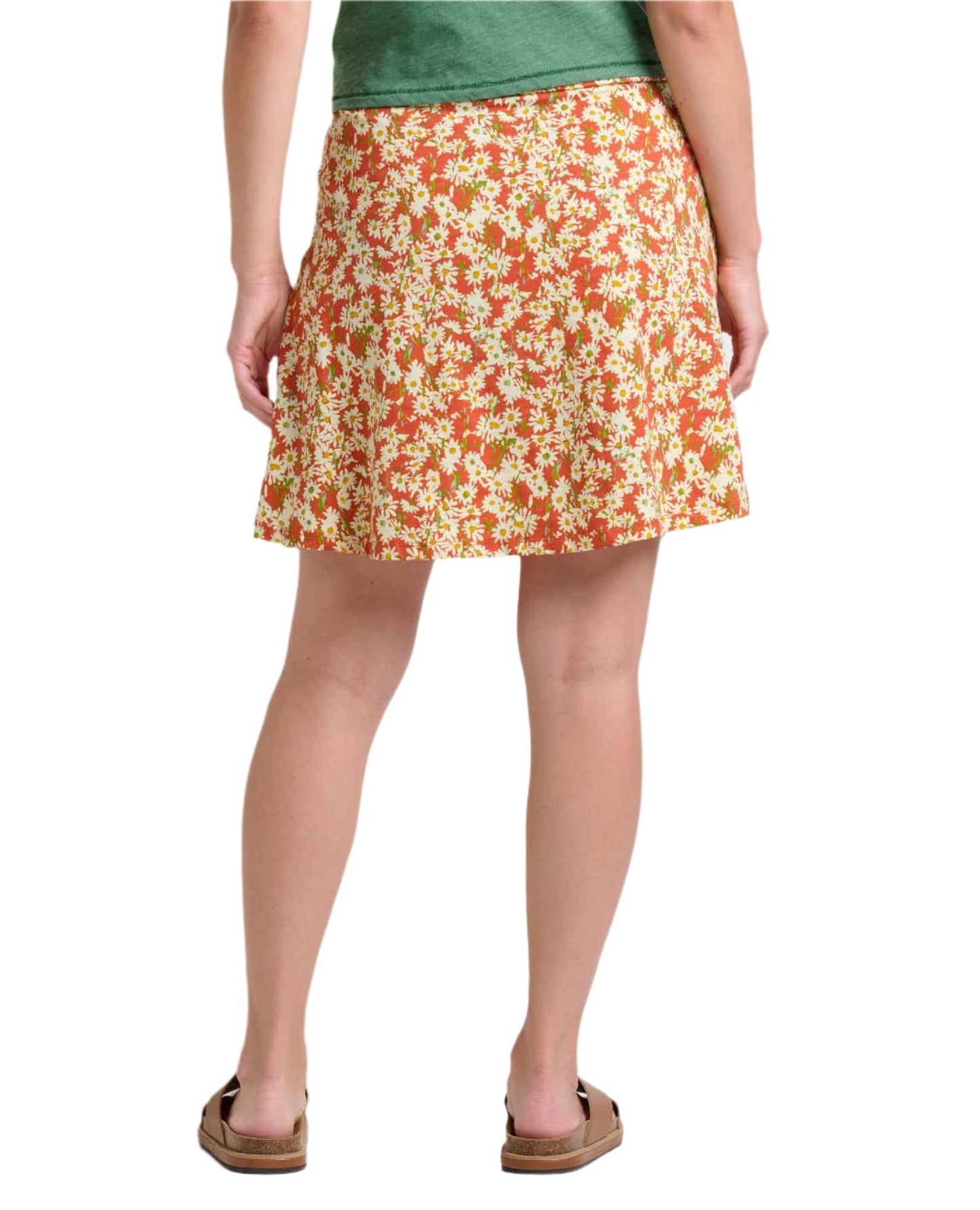 Toad&Co Women's Chaka Skirt Mango Daisy Field Print - Brekken's