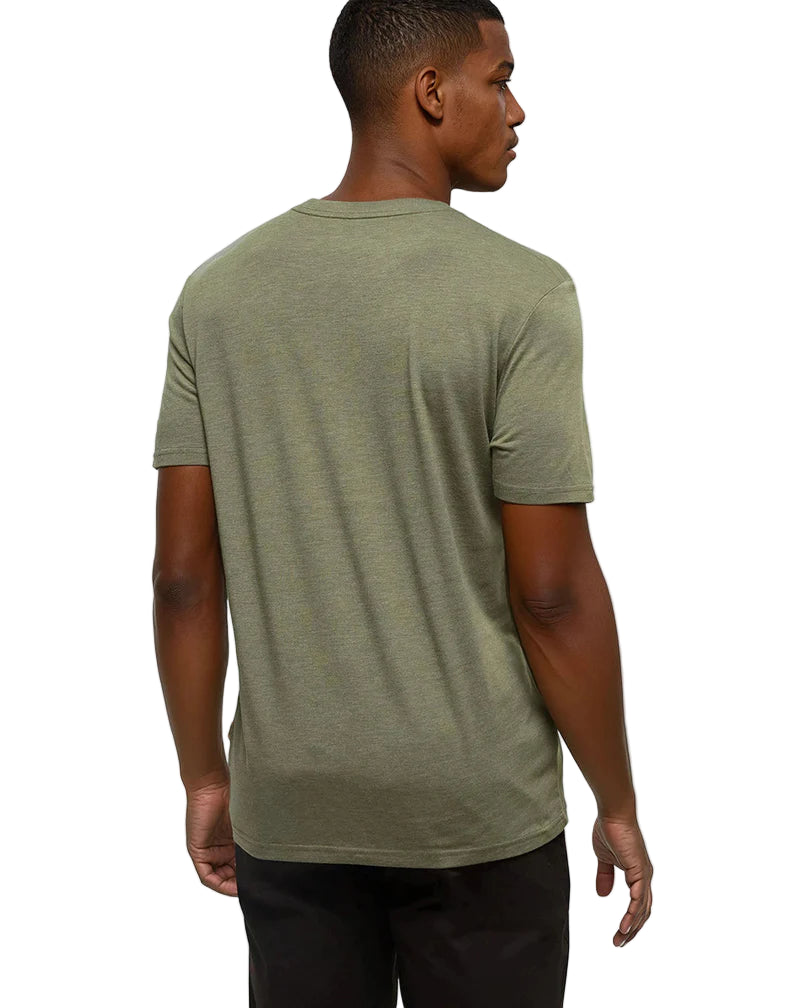 Tentree Men's Baker T-Shirt Deep Olive Heather