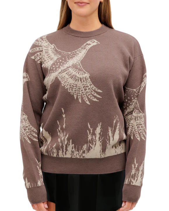 Waggle Unisex Upland Wildknit Crewneck Sweater