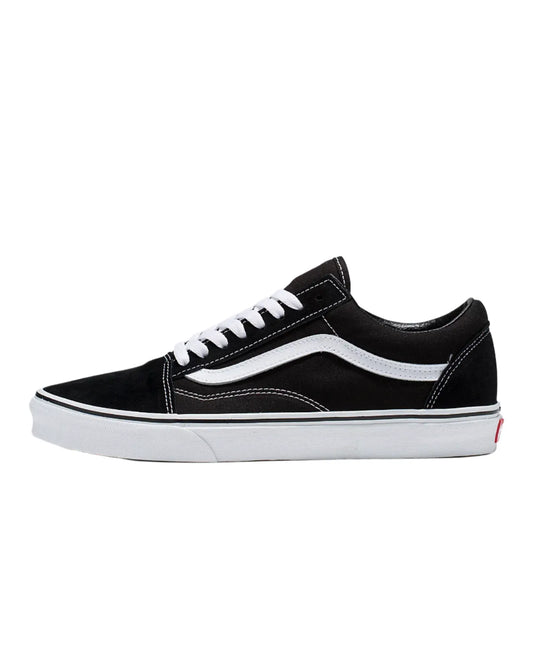 Vans Old Skool Skate Shoe Black White - Brekken's