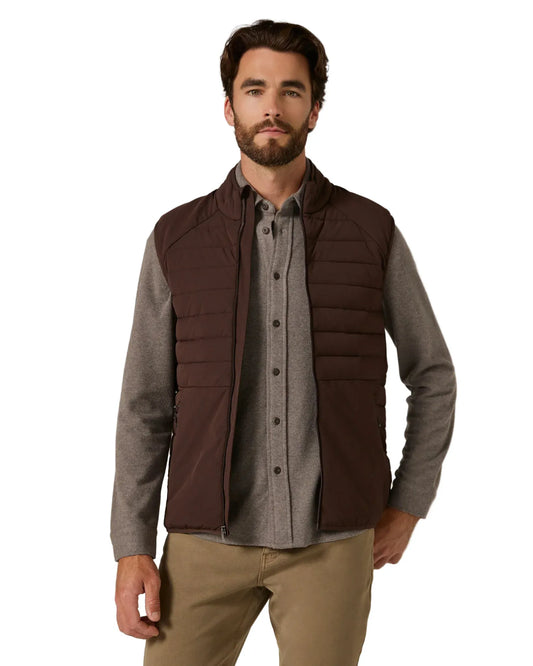 7 Diamonds Men’s Atlas Vest Bordeaux