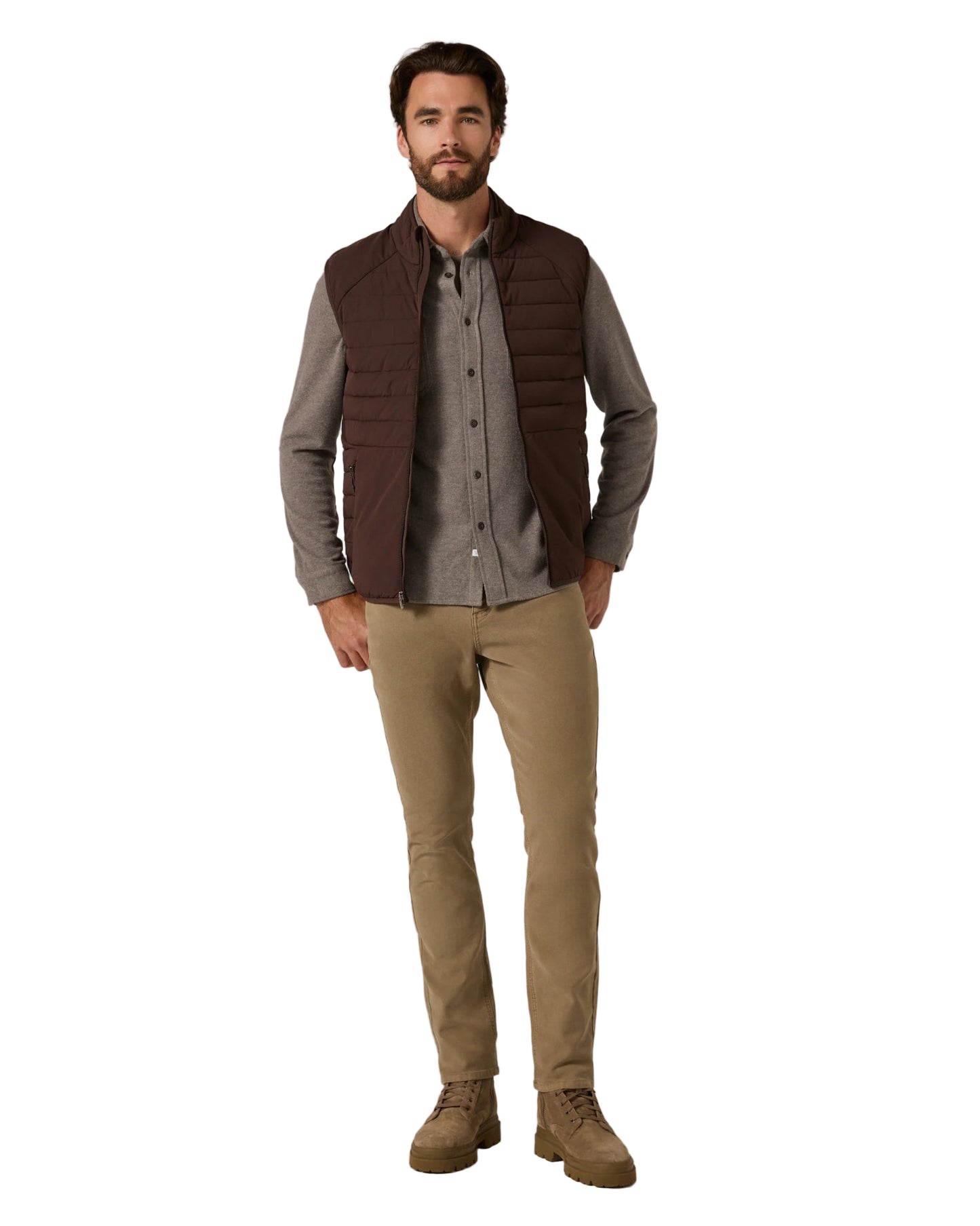 7 Diamonds Men’s Atlas Vest Bordeaux