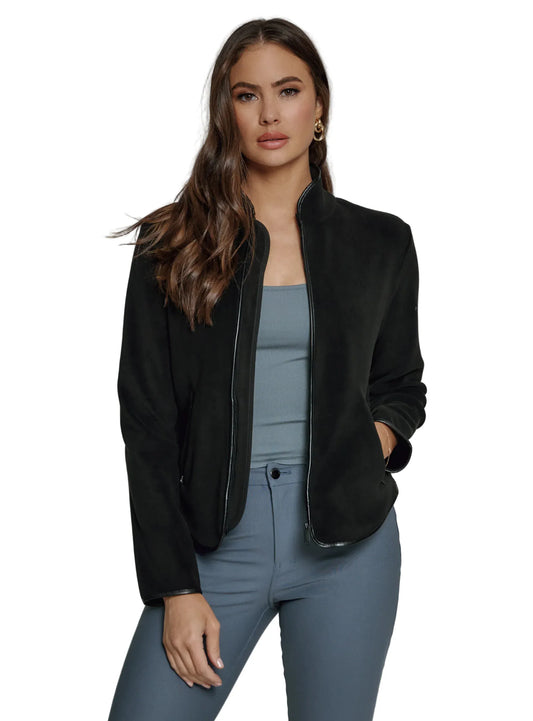 7 Diamonds Women’s Park Fleece Jacket Black
